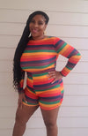 SOMEWHERE OVER THE RAINBOW ROMPER