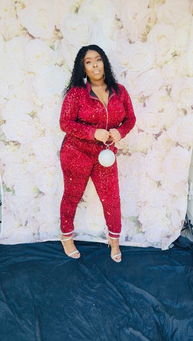 NEW YEAR'S  DIAMONDS AND BLING SWEATSUITS